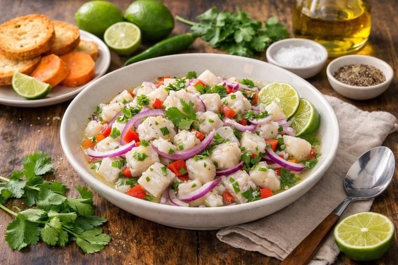 Foto referencial de ceviche de reineta